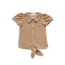 Navy Natural | Faye Blouse | Bath terry | Ginger root