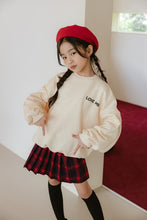 Dore Dore | Heart Wing | Sweatshirt | Off White | Red