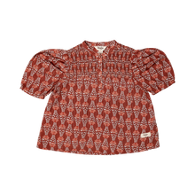 Baje Studio | Katerine | Woven blouse | Red vintage