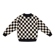 Salty Stitch | Checker sweater | Black | Beige