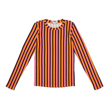 Salty Stitch | Stripes longsleeve | Pink | Orange