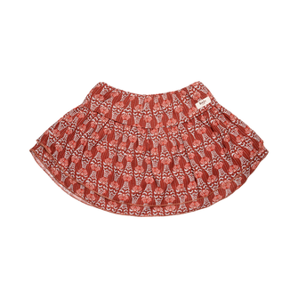 Baje Studio | Springs | Woven skirt | Red vintage