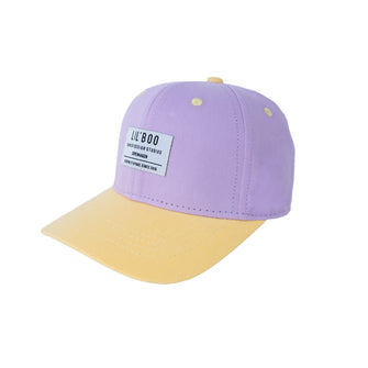 Lil'Boo | Organic Block Snapback | Purple | Yellow