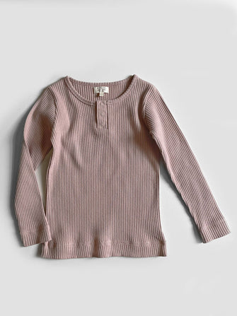 The Simple Folk | The Ribbed Top | Antique Rose